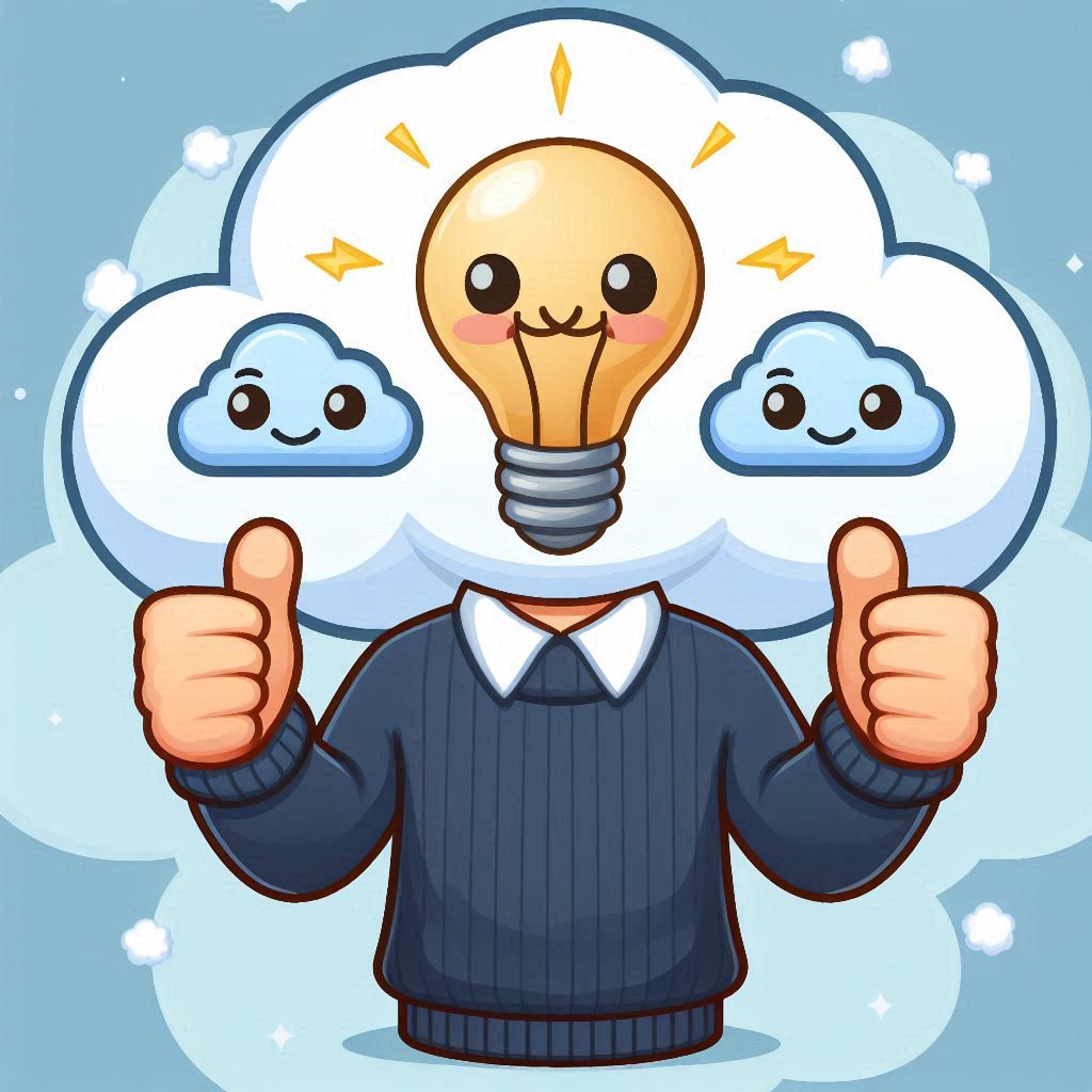 SharePoint Consultant with an idea and thumbs up 